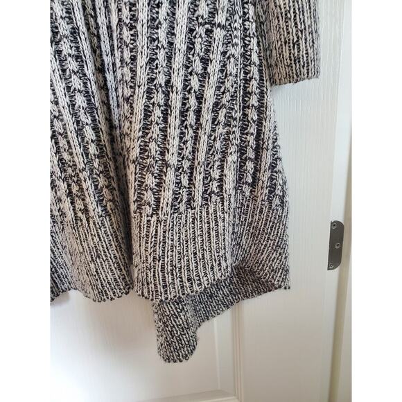 Thakoon Design Nation Gray Chunky Draped Wool Cardigan Sweater, Size Medium - Picture 11 of 11